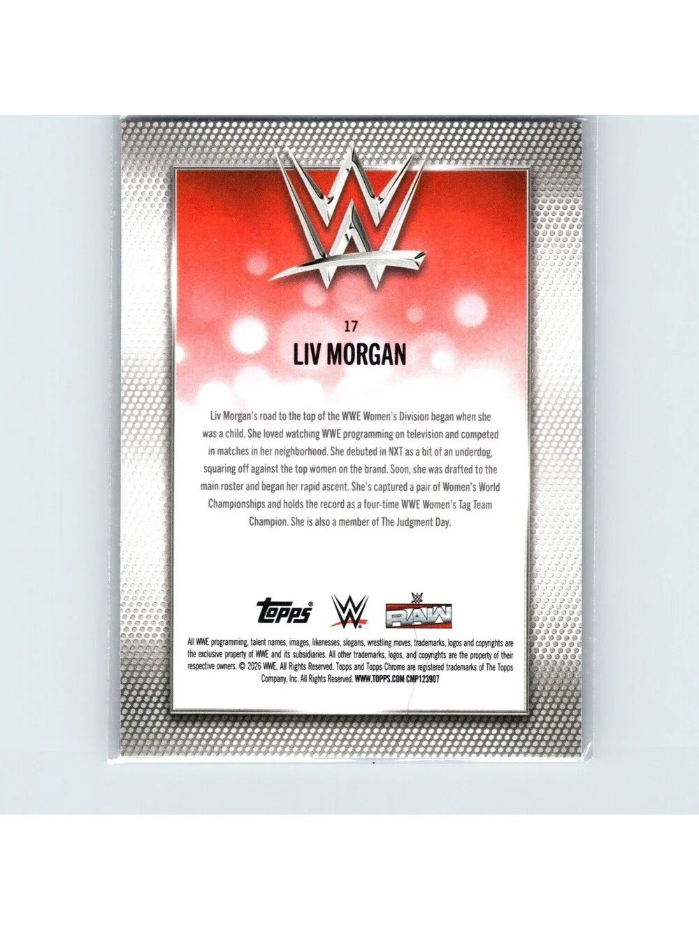2026 Topps Chrome WWE Liv Morgan #17